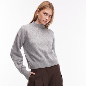 & OTHER STORIES - Grey Mockneck sweater - Size Small